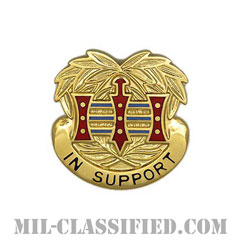 第394需品大隊（394th Quartermaster Battalion）[カラー/クレスト（Crest・DUI・DI）バッジ]画像