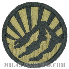 モンタナ州 州兵（National Guard, Montana ）[OCP/メロウエッジ/ベルクロ付パッチ]の画像