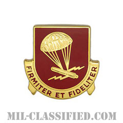 第377野戦砲兵連隊（377th Field Artillery Regiment）[カラー/クレスト（Crest・DUI・DI）バッジ]の画像