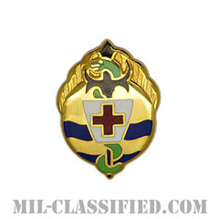 第395戦闘支援病院（395th Combat Support Hospital）[カラー/クレスト（Crest・DUI・DI）バッジ]画像