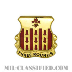 第333野戦砲兵連隊（333rd Field Artillery Regiment）[カラー/クレスト（Crest・DUI・DI）バッジ]画像