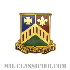 第127機甲連隊（127th Armor Regiment）[カラー/クレスト（Crest・DUI・DI）バッジ]画像