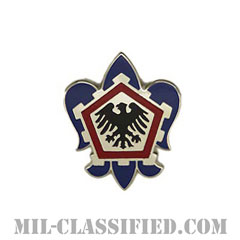 第555工兵旅団（555th Engineer Brigade）[カラー/クレスト（Crest・DUI・DI）バッジ]の画像