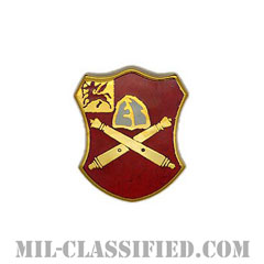 第10野戦砲兵連隊（10th Field Artillery Regiment）[カラー/クレスト（Crest・DUI・DI）バッジ]画像