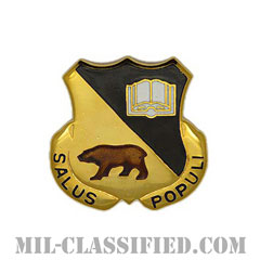 ミズーリ大学コロンビア校予備役将校訓練課程（University of Missouri of Columbia ROTC）[カラー/クレスト（Crest・DUI・DI）バッジ]画像