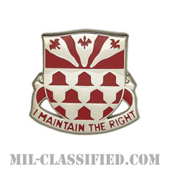 第307工兵大隊（307th Engineer Battalion）[カラー/クレスト（Crest・DUI・DI）バッジ]の画像