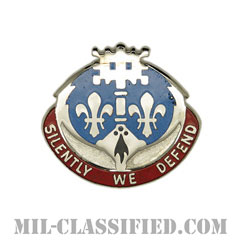 第204軍事情報大隊（204th Military Intelligence Battalion）[カラー/クレスト（Crest・DUI・DI）バッジ]画像
