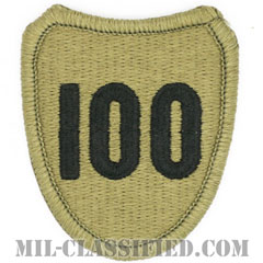 第100歩兵師団（100th Infantry Division）[OCP/メロウエッジ/ベルクロ付パッチ]の画像