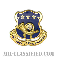 第19歩兵連隊（19th Infantry Regiment）[カラー/クレスト（Crest・DUI・DI）バッジ]の画像