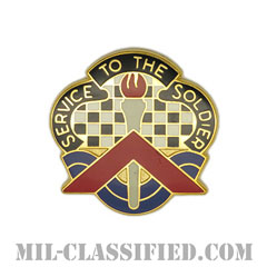 第18人事サービス大隊（18th Personnel Services Battalion）[カラー/クレスト（Crest・DUI・DI）バッジ]の画像