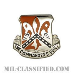 第82通信大隊（82nd Signal Battalion）[カラー/クレスト（Crest・DUI・DI）バッジ]の画像
