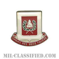 第27工兵大隊（27th Engineer Battalion）[カラー/クレスト（Crest・DUI・DI）バッジ]画像