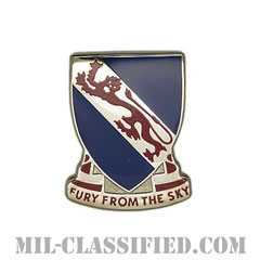 第508歩兵連隊（508th Infantry Regiment）[カラー/クレスト（Crest・DUI・DI）バッジ]の画像