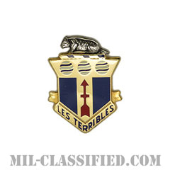第128歩兵連隊（128th Infantry Regiment）[カラー/クレスト（Crest・DUI・DI）バッジ]画像