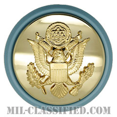 アメリカ陸軍制帽用帽章 (下士官用歩兵科帽章用ブルーディスク)（Army Service Cap Device, Enlisted, Infantry Blue Disc）[カラー/バッジ]画像