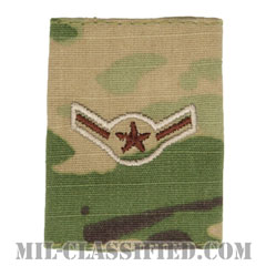 二等空兵（Airman）[OCP（7C）/ゴアテックスパーカー用スライドオン空軍階級章]の画像