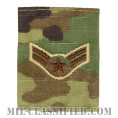一等空兵（Airman First Class）[OCP（7C）/ゴアテックスパーカー用スライドオン空軍階級章]の画像