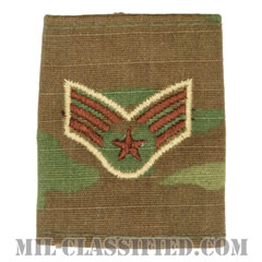 上等空兵（Senior Airman）[OCP（7C）/ゴアテックスパーカー用スライドオン空軍階級章]の画像