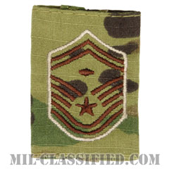 先任上級曹長（First Sergeant (E-8)）[OCP（7C）/ゴアテックスパーカー用スライドオン空軍階級章]の画像