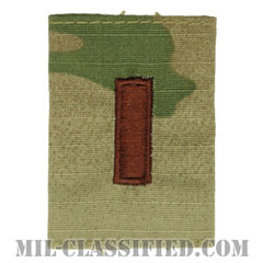 少尉（Second Lieutenant (2LT)）[OCP（7C）/ゴアテックスパーカー用スライドオン空軍階級章]の画像