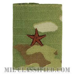 准将（Brigadier General (BG)）[OCP（7C）/ゴアテックスパーカー用スライドオン空軍階級章]の画像