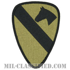 第1騎兵師団（1st Cavalry Division）[OCP/メロウエッジ/ベルクロ付パッチ]の画像