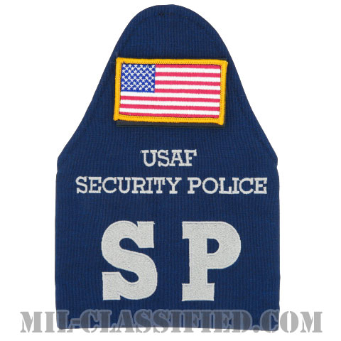 SP（警備）（Security Police）[腕章（腕装着用）/ベルクロ付星条旗パッチ付]画像
