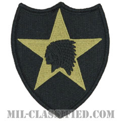 第2歩兵師団（2nd Infantry Division）[OCP/メロウエッジ/ベルクロ付パッチ]画像