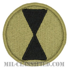 第7歩兵師団（7th Infantry Division）[OCP/メロウエッジ/ベルクロ付パッチ]の画像
