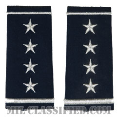 大将（General (GEN)）[空軍ブルー/ショルダー階級章/ロングサイズ肩章/ペア（2枚1組）]画像