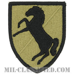 第11機甲騎兵連隊（11th Armored Cavalry Regiment）[OCP/メロウエッジ/ベルクロ付パッチ]の画像