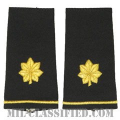少佐（Major (MAJ)）[ブラック/ショルダー階級章/ロングサイズ肩章/ペア（2枚1組）]画像