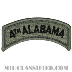 フォースアラバマタブ（4th Alabama　Tab）[UCP（ACU）/メロウエッジ/ベルクロ付パッチ]画像