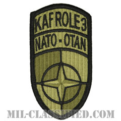 アフガニスタン国際治安支援部隊カンダハール飛行場医療部隊（KAFROLE3）[OCP/メロウエッジ/ベルクロ付パッチ]画像