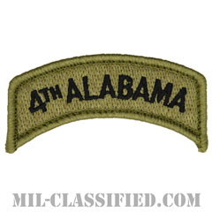 フォースアラバマタブ（4th Alabama　Tab）[OCP/メロウエッジ/ベルクロ付パッチ]画像