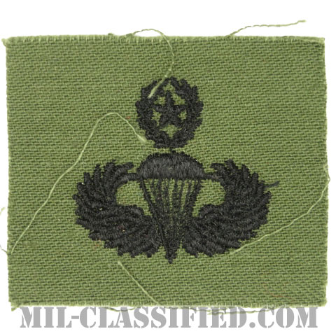 空挺章 (マスター)（Parachutist Badge, Master）[サブデュード/1960s/コットン100％/パッチ]画像
