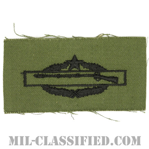 戦闘歩兵章 (セカンド)（Combat Infantryman Badge (CIB), Second Award）[サブデュード/1960s/コットン100％/パッチ]画像