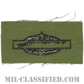 戦闘歩兵章 (セカンド)（Combat Infantryman Badge (CIB), Second Award）[サブデュード/1960s/コットン100％/パッチ]画像