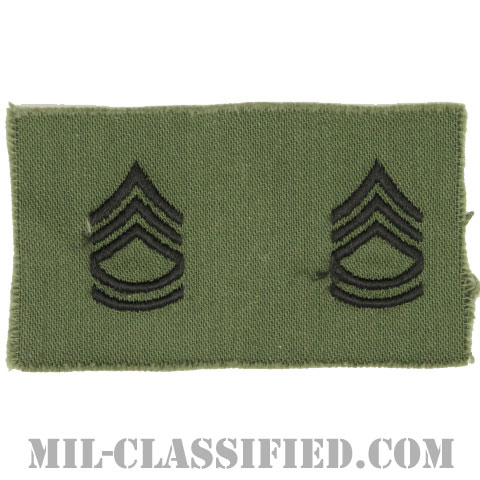 一等軍曹（Sergeant First Class (SFC)）[サブデュード/1960s/コットン100％/パッチ/ペア（2枚1組）]の画像