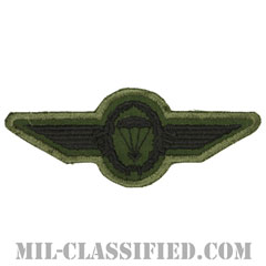 ドイツ軍空挺章 (米兵用)（Germany Parachutist Badge）[サブデュード/カットエッジ/パッチ]画像