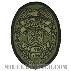 Naval Security Force (アメリカ海軍航空母艦ニミッツ憲兵隊/USS NIMITZ CVN-68)[サブデュード/メロウエッジ/パッチ]の画像