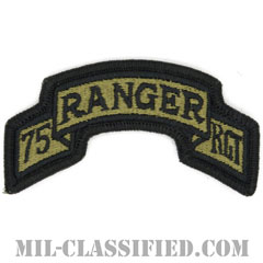 第75レンジャー連隊（75th Ranger Regiment）[OCP/メロウエッジ/ベルクロ付パッチ]画像