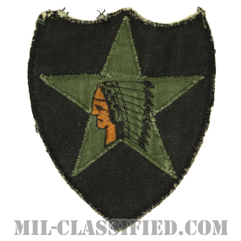 第2歩兵師団（2nd Infantry Division）サブデュード/カットエッジ/パッチ/ローカルメイド/中古1点物]の画像