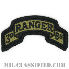 第75レンジャー連隊第3大隊（3rd Battalion, 75th Ranger Regiment）[OCP/メロウエッジ/ベルクロ付パッチ]画像