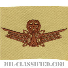 宇宙運用章 (マスター/コマンド)（Space Operations Badge/Space Badge, Master/Command）[デザート/パッチ]の画像