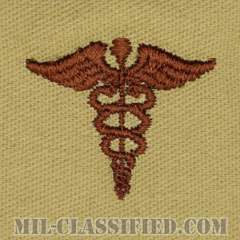 衛生科章（Medical Corps）[デザート/兵科章/パッチ/ペア（2枚1組）]の画像