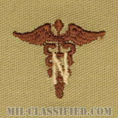 看護科章（Army Nurse Corps）[デザート/兵科章/パッチ/ペア（2枚1組）]の画像