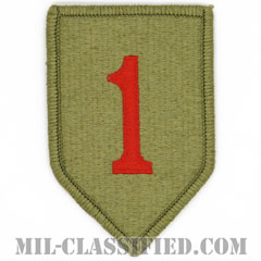 第1歩兵師団（1st Infantry Division, Red One）[OCP/メロウエッジ/ベルクロ付パッチ]の画像