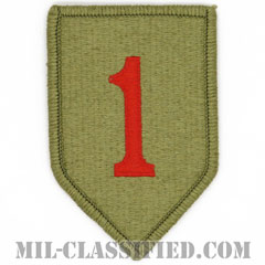 第1歩兵師団（1st Infantry Division, Red One）[OCP/メロウエッジ/ベルクロ付パッチ]画像