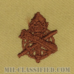 民生科章（Civil Affairs Corps）[デザート/兵科章/パッチ/ペア（2枚1組）]の画像